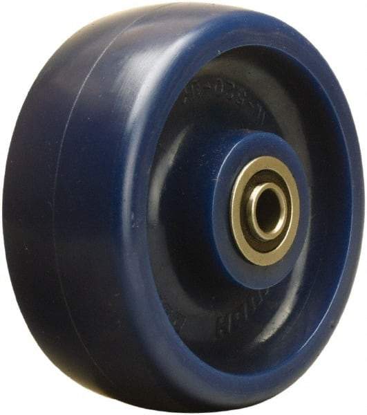 Hamilton - 5 Inch Diameter x 2 Inch Wide, Polyurethane Caster Wheel - 900 Lb. Capacity, 2-7/16 Inch Hub Length, 1/2 Inch Axle Diameter, Sealed Precision Ball Bearing - Caliber Tooling