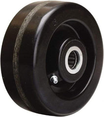 Hamilton - 5 Inch Diameter x 2 Inch Wide, Phenolic Caster Wheel - 1,000 Lb. Capacity, 2-3/16 Inch Hub Length, 1/2 Inch Axle Diameter, Straight Roller Bearing - Caliber Tooling