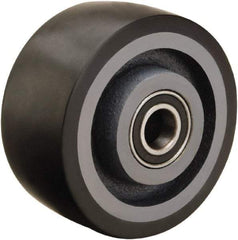 Hamilton - 4 Inch Diameter x 2 Inch Wide, Polyurethane on Cast Iron Caster Wheel - 975 Lb. Capacity, 2-1/4 Inch Hub Length, 1/2 Inch Axle Diameter, Sealed Precision Ball Bearing - Caliber Tooling