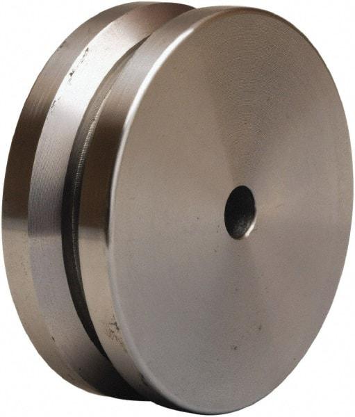 Hamilton - 4 Inch Diameter x 1-3/8 Inch Wide, Stainless Steel Caster Wheel - 550 Lb. Capacity, 1-3/8 Inch Hub Length, 1/2 Inch Axle Diameter, Plain Bore Bearing - Caliber Tooling