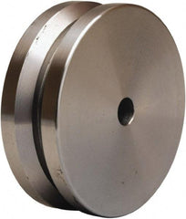 Hamilton - 4 Inch Diameter x 1-3/8 Inch Wide, Stainless Steel Caster Wheel - 550 Lb. Capacity, 1-3/8 Inch Hub Length, 1/2 Inch Axle Diameter, Plain Bore Bearing - Caliber Tooling