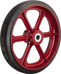 Hamilton - 16 Inch Diameter x 3 Inch Wide, Rubber on Cast Iron Caster Wheel - 1,420 Lb. Capacity, 3-1/4 Inch Hub Length, 1-15/16 Inch Axle Diameter, Plain Bore Bearing - Caliber Tooling