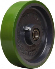 Hamilton - 12 Inch Diameter x 3 Inch Wide, Polyurethane on Cast Iron Caster Wheel - 3,500 Lb. Capacity, 3-1/4 Inch Hub Length, 1-1/4 Inch Axle Diameter, Tapered Roller Bearing - Caliber Tooling