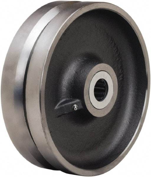 Hamilton - 10 Inch Diameter x 3 Inch Wide, Forged Steel Caster Wheel - 4,500 Lb. Capacity, 3-1/4 Inch Hub Length, 1-1/4 Inch Axle Diameter, Tapered Roller Bearing - Caliber Tooling