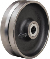 Hamilton - 10 Inch Diameter x 3 Inch Wide, Forged Steel Caster Wheel - 3,600 Lb. Capacity, 3-1/4 Inch Hub Length, 1-1/2 Inch Axle Diameter, Straight Roller Bearing - Caliber Tooling