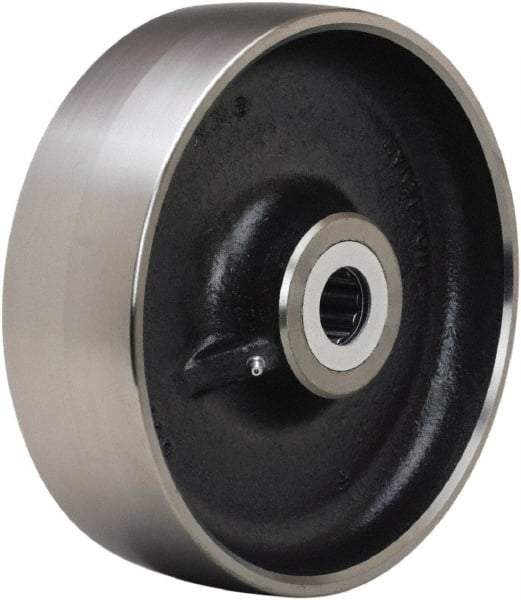 Hamilton - 10 Inch Diameter x 3 Inch Wide, Forged Steel Caster Wheel - 5,500 Lb. Capacity, 3-1/4 Inch Hub Length, 1-1/4 Inch Axle Diameter, Straight Roller Bearing - Caliber Tooling