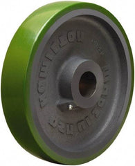 Hamilton - 12 Inch Diameter x 2-1/2 Inch Wide, Polyurethane on Cast Iron Caster Wheel - 2,800 Lb. Capacity, 3-1/4 Inch Hub Length, 2-3/16 Inch Axle Diameter, Plain Bore Bearing - Caliber Tooling