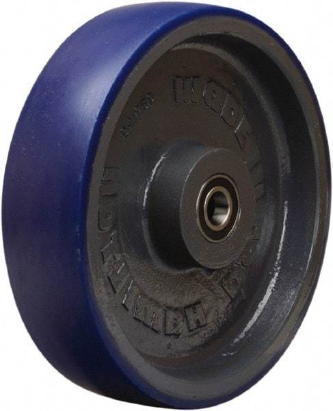 Hamilton - 12 Inch Diameter x 3 Inch Wide, Polyurethane on Cast Iron Caster Wheel - 3,800 Lb. Capacity, 3-1/2 Inch Hub Length, 3/4 Inch Axle Diameter, Tapered Roller Bearing - Caliber Tooling