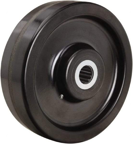 Hamilton - 12 Inch Diameter x 3-1/2 Inch Wide, Phenolic Caster Wheel - 4,000 Lb. Capacity, 4-1/4 Inch Hub Length, 2-7/16 Inch Axle Diameter, Plain Bore Bearing - Caliber Tooling