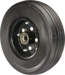 Hamilton - 16 Inch Diameter x 5-1/8 Inch Wide, Rubber Caster Wheel - 2,900 Lb. Capacity, 4-1/2 Inch Hub Length, 1 Inch Axle Diameter, Tapered Roller Bearing - Caliber Tooling