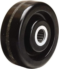 Hamilton - 4 Inch Diameter x 1-1/2 Inch Wide, Phenolic Caster Wheel - 600 Lb. Capacity, 1-5/8 Inch Hub Length, 3/4 Inch Axle Diameter, Straight Roller Bearing - Caliber Tooling