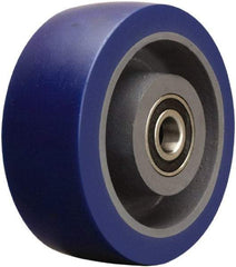 Hamilton - 5 Inch Diameter x 2 Inch Wide, Polyurethane on Cast Iron Caster Wheel - 840 Lb. Capacity, 2-1/2 Inch Hub Length, 1/2 Inch Axle Diameter, Sealed Precision Ball Bearing - Caliber Tooling