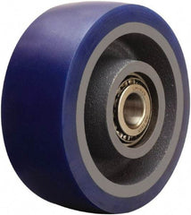 Hamilton - 5 Inch Diameter x 2 Inch Wide, Polyurethane on Cast Iron Caster Wheel - 840 Lb. Capacity, 2-1/4 Inch Hub Length, 3/4 Inch Axle Diameter, Tapered Roller Bearing - Caliber Tooling