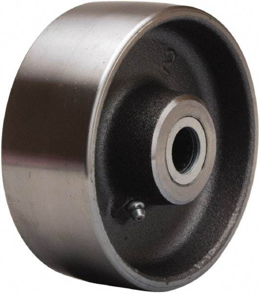 Hamilton - 5 Inch Diameter x 2 Inch Wide, Forged Steel Caster Wheel - 1,500 Lb. Capacity, 2-1/4 Inch Hub Length, 3/4 Inch Axle Diameter, Straight Roller Bearing - Caliber Tooling