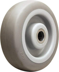 Hamilton - 6 Inch Diameter x 2 Inch Wide, Rubber on Thermoplastic Caster Wheel - 410 Lb. Capacity, 2-3/16 Inch Hub Length, 3/4 Inch Axle Diameter, Straight Roller Bearing - Caliber Tooling