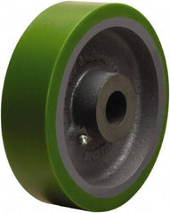 Hamilton - 8 Inch Diameter x 2 Inch Wide, Polyurethane on Cast Iron Caster Wheel - 1,500 Lb. Capacity, 2-1/4 Inch Hub Length, 1-7/16 Inch Axle Diameter, Plain Bore Bearing - Caliber Tooling