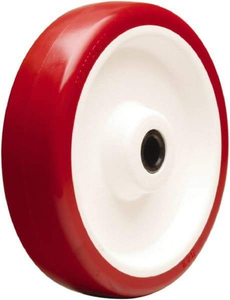 Hamilton - 8 Inch Diameter x 2 Inch Wide, Polyurethane on Polypropylene Caster Wheel - 1,000 Lb. Capacity, 2-3/16 Inch Hub Length, 3/4 Inch Axle Diameter, Delrin Bearing - Caliber Tooling