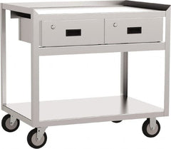 Jamco - 36" Wide x 35" High x 24" Deep, Mobile Work Stand - 1,200 Lb Capacity, 18" Shelf Clearance - Caliber Tooling