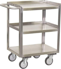 Jamco - 30" Wide x 35" High x 18" Deep, Mobile Work Stand - 1,200 Lb Capacity, 11" Shelf Clearance - Caliber Tooling