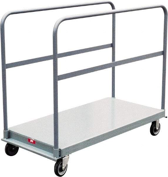 Jamco - 1,200 Lb Capacity Platform Truck - Steel Deck, 60" OAW, 9" Platform Height - Caliber Tooling