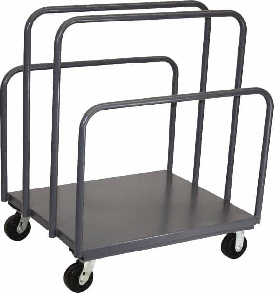 Jamco - 2,000 Lb Capacity Sheet & Panel Truck - Steel Deck, 36" OAW, 9" Platform Height - Caliber Tooling