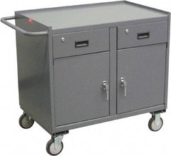 Jamco - Mobile Storage Cabinet - Steel, 36" Wide x 24" Deep x 40" High, Gray - Caliber Tooling