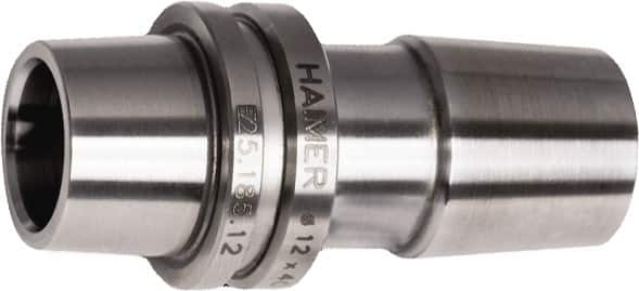 HAIMER - 10mm Hole Diam, HSK25E Taper Shank Shrink Fit Tool Holder & Adapter - 50mm Projection, 16mm Nose Diam, 36.5mm Clamping Depth, 25,000 RPM - Exact Industrial Supply