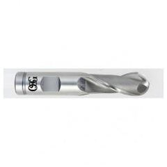 5/8'' Dia. - 3-1/2'' OAL - Bright M-42 Cobalt - Ball End SE EM - 2 FL - Caliber Tooling