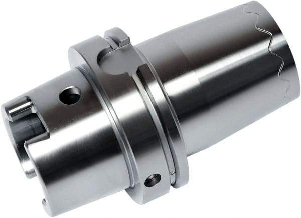 HAIMER - 1" Hole Diam, HSK100A Taper Shank Shrink Fit Tool Holder & Adapter - 115mm Projection, 1.73" Nose Diam, 2.28" Clamping Depth, 25,000 RPM, Through Coolant - Exact Industrial Supply