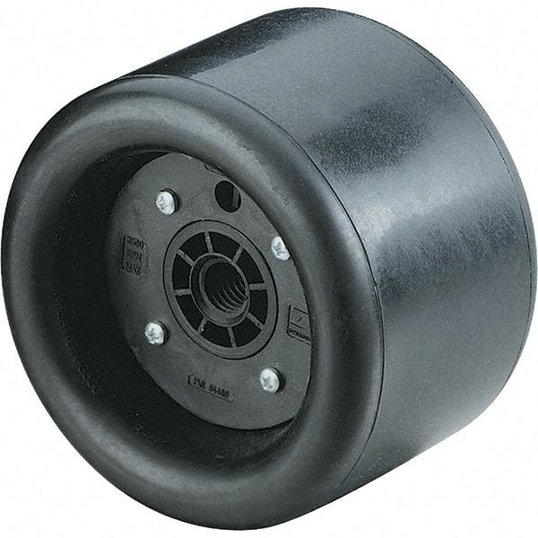 Dynabrade - 3-1/4" Wheel OD, 3" Wheel Width, 7,000 RPM, Composite, Pneumatic Wheel without Hub - 10-11/16" Long x 3" Wide, 5/8" Wheel Arbor Hole, For Use with 94498, 94507 & 94508 Dynacushion - Caliber Tooling