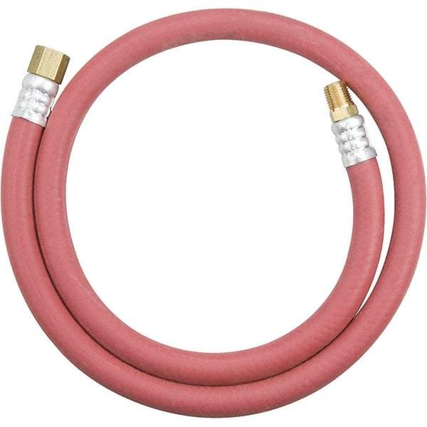 Dynabrade - 3/8" ID 3.3' Long Hose - Male/Female Ends, 90 Working psi, Red - Caliber Tooling