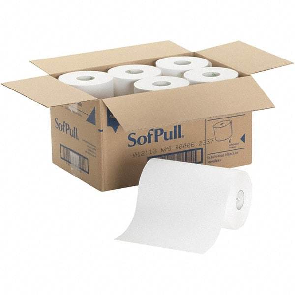 Georgia Pacific - Hard Roll of 1 Ply White Paper Towels - 9" Wide, 400' Roll Length - Caliber Tooling