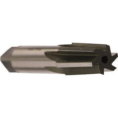 Emuge - 1-1/2" Pipe, 1.685" Small End Diam, 1.4173" Straight Shank, 45mm Flute, Taper Pipe Reamer - Caliber Tooling