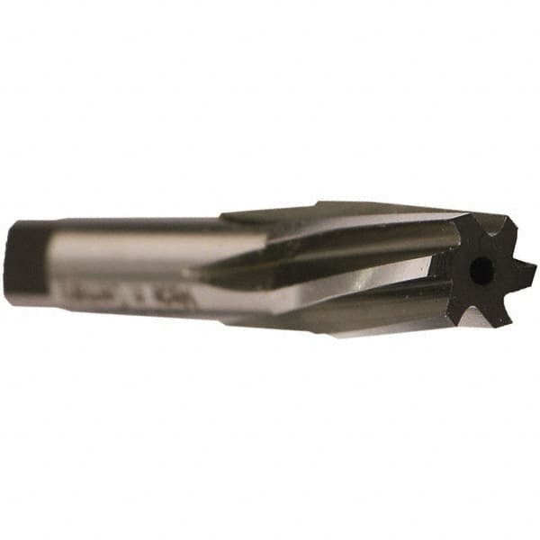 Emuge - 1/2" Pipe, 0.6673" Small End Diam, 0.6299" Straight Shank, 35mm Flute, Taper Pipe Reamer - Caliber Tooling