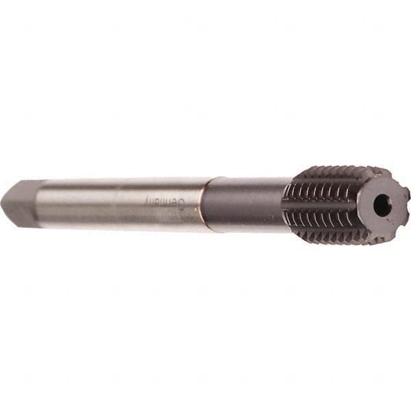 Emuge - 7/16-20 UNF 2BX Modified Bottoming Thread Forming Tap - Cobalt, TiCN Finish, 3.937" OAL, 0.512" Thread Length, Right Hand Thread, Series InnoForm - Caliber Tooling