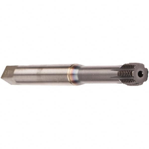 Emuge - 3/8-24 UNF 2BX Bottoming Thread Forming Tap - Cobalt, TiCN Finish, 3.937" OAL, 0.394" Thread Length, Right Hand Thread, Series InnoForm - Caliber Tooling