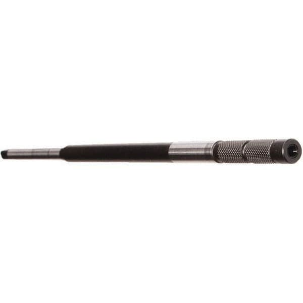 Emuge - M3 to M5mm Tap, 9.0551 Inch Overall Length, 0.2953 Inch Max Diameter, Tap Extension - 0.1378 Inch Tap Shank Diameter, 0.2362, 0.2953 Inch Extension Shank Diameter, 0.1929 Inch Extension Square Size, 22mm Tap Depth - Caliber Tooling