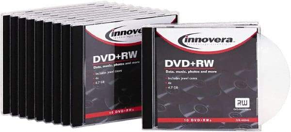 innovera - DVD+RW Discs - Use with CD, DVD Drives - Caliber Tooling