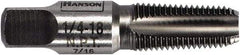 Irwin Hanson - 1-1/2 - 11-1/2 NPT Thread, 6 Flute Standard Pipe Tap - Bright Finish, Carbon Steel - Exact Industrial Supply