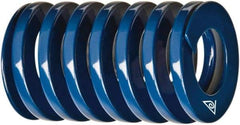 Associated Spring Raymond - 1-1/2" Hole Diam, 3/4" Rod Diam, 5-1/2" Free Length, Blue Die Spring - 709 Lb Max Deflection, 2.2441" Max Deflection, Medium Duty, Chromium Alloy Steel - Caliber Tooling