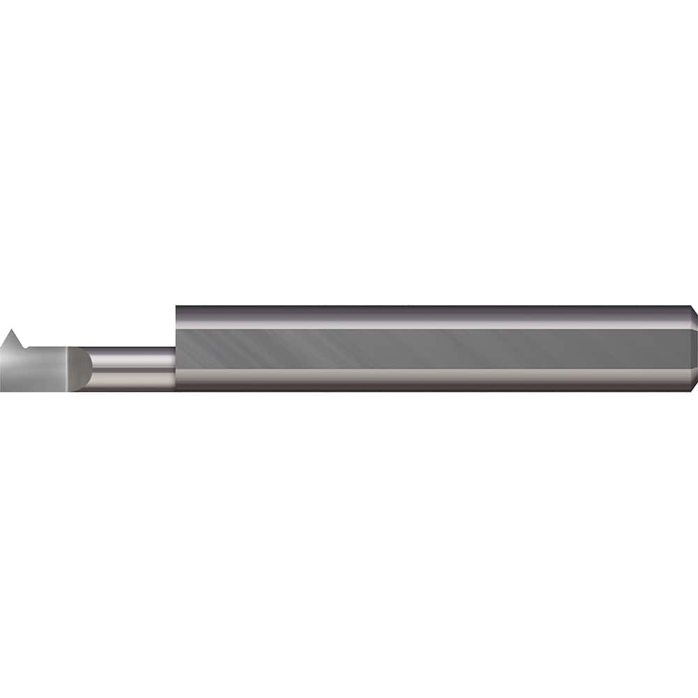 Micro 100 - Single Point Threading Tools; Thread Type: Internal ; Material: Solid Carbide ; Profile Angle: 60 ; Threading Diameter (Decimal Inch): 0.1406 ; Cutting Depth (Decimal Inch): 0.4000 ; Maximum Threads Per Inch: 56 - Exact Industrial Supply