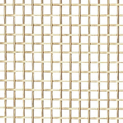 Value Collection - 34 Gage, 0.01 Inch Wire Diameter, 40 x 40 Mesh per Linear Inch, Brass, Wire Cloth - 0.015 Inch Opening Width, 36 Inch Wide, Cut to Length - Caliber Tooling