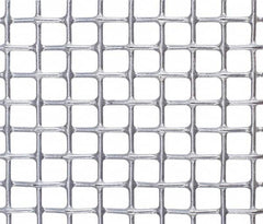 Value Collection - 20 Gage, 0.035 Inch Wire Diameter, 4 x 4 Mesh per Linear Inch, Steel, Wire Cloth - 0.215 Inch Opening Width, 36 Inch Wide, Cut to Length, Galvanized after Weave - Caliber Tooling