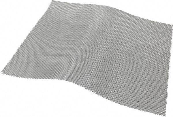 Value Collection - 22 Gage, 0.028 Inch Wire Diameter, 8 x 8 Mesh per Linear Inch, Stainless Steel, Wire Cloth - 0.097 Inch Opening Width, 12 Inch Wide x 12 Inch Stock Length - Caliber Tooling