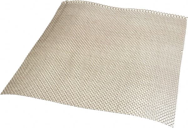 Value Collection - 20 Gage, 0.035 Inch Wire Diameter, 8 x 8 Mesh per Linear Inch, Stainless Steel, Wire Cloth - 0.09 Inch Opening Width, 12 Inch Wide x 12 Inch Stock Length - Caliber Tooling