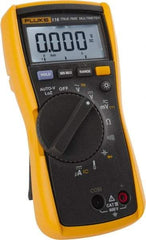 Fluke - 116, CAT III, 600 VAC/VDC, Digital True RMS Auto Ranging Manual Ranging Multimeter - Measures Voltage, Capacitance, Resistance, Temperature - Caliber Tooling