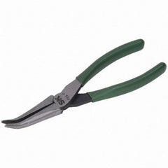 SK - Bent Nose Pliers - 7" W/O CUTTER CURVED NOSE PLIER - Caliber Tooling