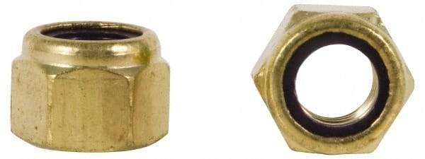 Value Collection - 3/8-16 UNC Hex Lock Nut with Nylon Insert - 9/16" Width Across Flats, 29/64" High, Uncoated - Caliber Tooling