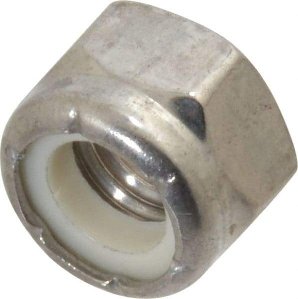 Value Collection - 5/16-24 UNF 18-8 Hex Lock Nut with Nylon Insert - 1/2" Width Across Flats, 11/32" High - Caliber Tooling