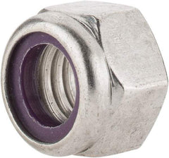 Value Collection - 7/16-14 UNC 18-8 Hex Lock Nut with Nylon Insert - 5/8" Width Across Flats, 29/64" High - Caliber Tooling